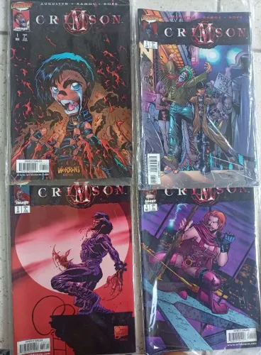 ALÔ ALÔ COLECIONADOR LOTE DE HQS CRIMSON IMAGEM CLIFFHANGER ORIGINAL EUA