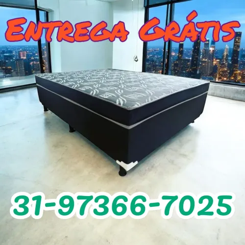 ENTREGA GRÁTIS / DIRETO DA FÁBRICA / CAMA BOX CASAL NA PROMOÇÃO 