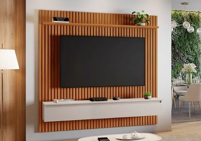 Painel Home NT 1350 Notável Freijo/Off White - Entrega Rápida!