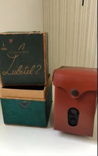 Câmera Lubitel 2 Vintage com Caixa Original