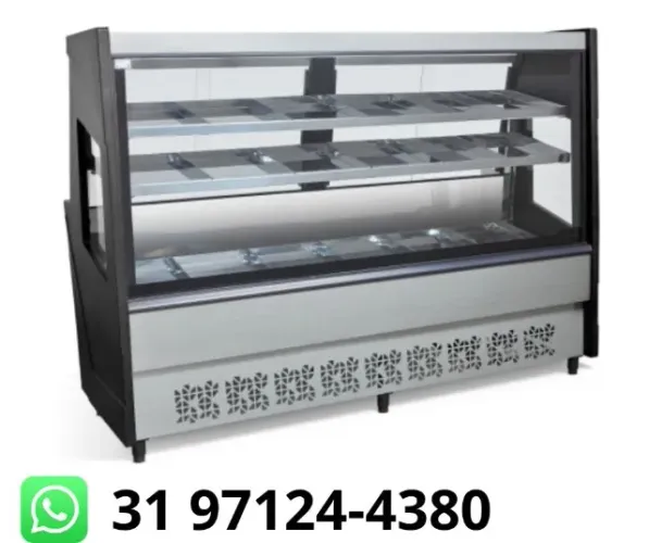 Balcão Avícola 2M Preto Polar 220v