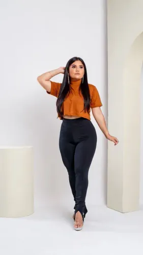 Calça pantalona no beach gloss