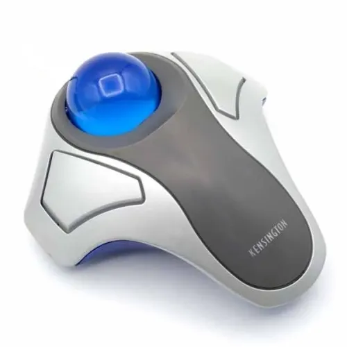 Raridade Mouse Trackball KENSINGTON, mod. Orbit Elite Wireless, NOVO, importado UK