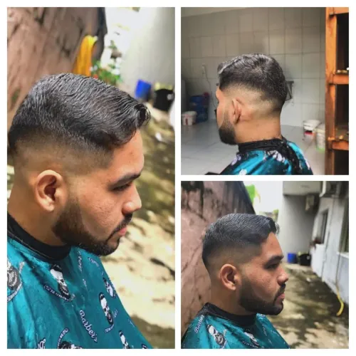 Barbeiro a domicílio ou na barbearia 