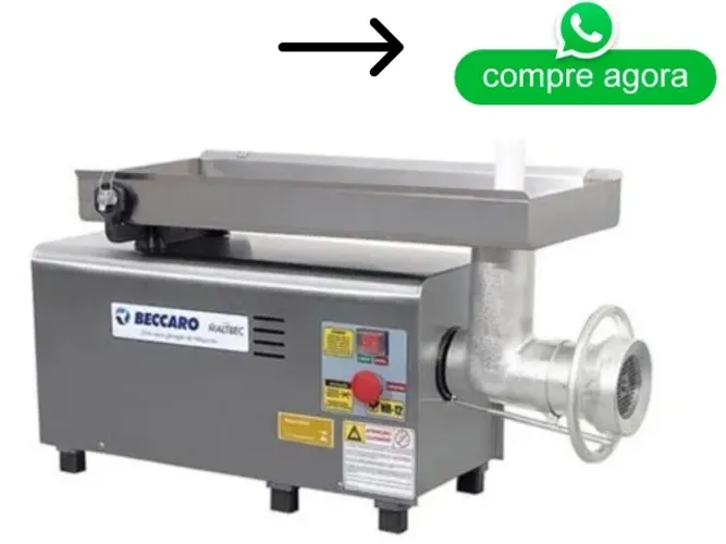 Moedor de Carne Beccaro Boca 22 Bivolt 127-220v