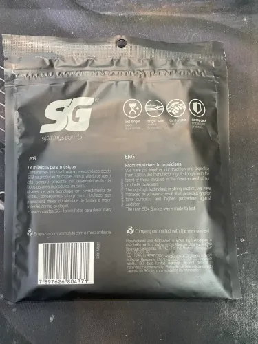 Encordoamento para baixo Sg+ coated 045-100 4 cordas tipo elixir