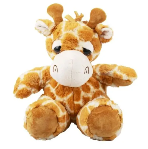 Girafa Laranja Sentado 30cm - Pelúcia<br>REF: BBL1101L-1-F<br>R$ 85,00