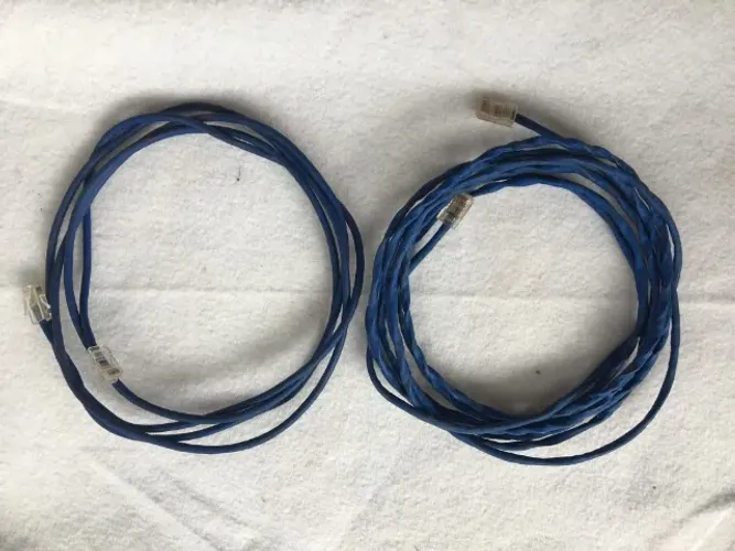 cabos de rede para computador, notebook, roteador, RJ45, servidor, central