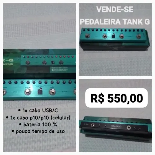 Pedaleira para guitarra TANK G