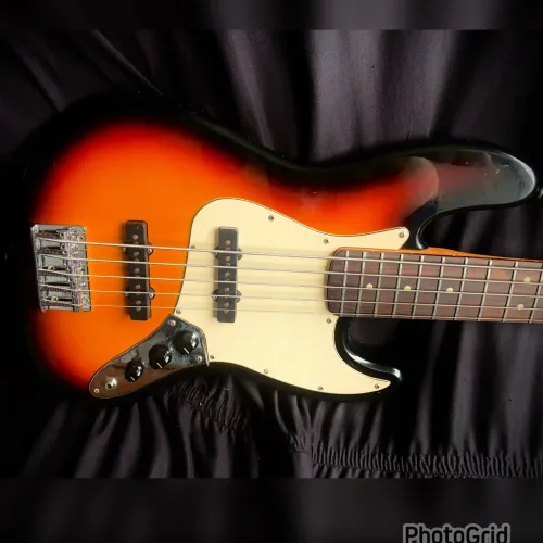 Baixo fender 5 cordas standard jazz bass- contrabaixo v Mexico