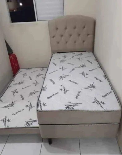 Cama Box Solteiro COM AUXILIAR BICAMA 550 