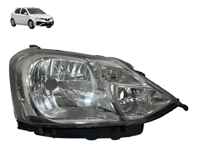 Farol Etios 2015 2016 2017 Até 2019 Direito Cromado Original Direito/passageiro