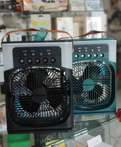 Umidificador e Ventilador Com Led 600Ml