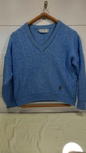 Suéter Azul Yves Saint Laurent