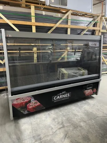 Balcão de açougue refrigerado 1,50m BARBADA semi novo Gelopar (Ester)