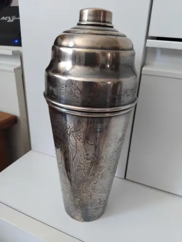 Coqueteleira vintage de prata Eberle