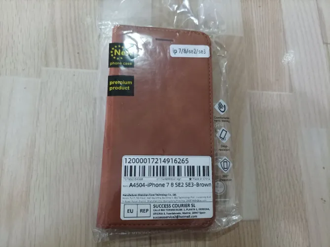 Capa para iPhone 7/8/SE2/SE3 couro - Nova