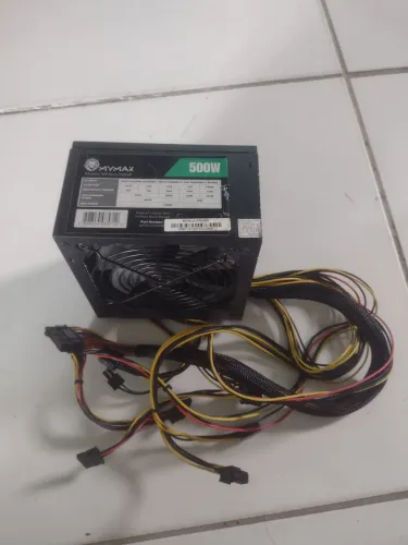 Fonte ATX Mymax 500W - Ideal para seu PC!