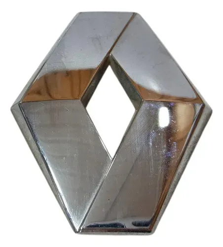 Emblema Tampa Traseira Renault Sandero 2008 - 2013 Prateado