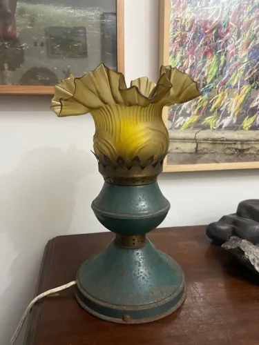 Abajur luminária Antigo de Mesa