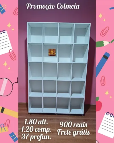 Estante Colmeia Promocional - Frete Grátis!