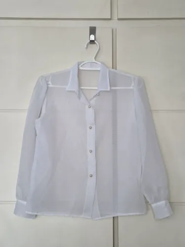 Blusa infantil em organza - 8 anos