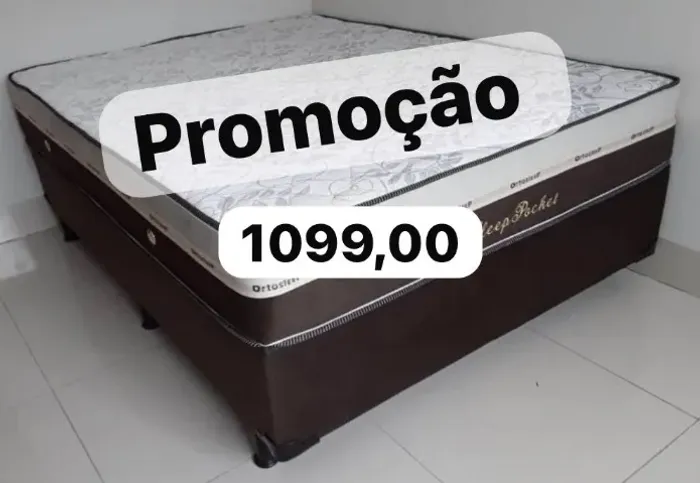 Cama box suporte casal 