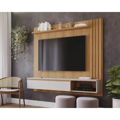 Painel Home Panama Permobili Nature/Off White - Entrega Rápida!