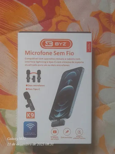 Microfone sem fio lapel k9
