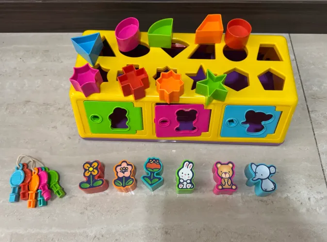 Brinquedo educativo de blocos