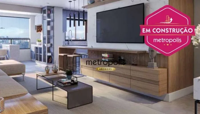 Apartamento com 3 suítes à venda, 127 m² por R$ 1.563.000 - Centro - Santo André/SP