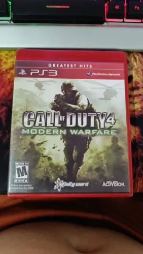 Call Of Duty 4 Modern Warfare Greatest Hits Ps3 Midia Física (Usado)