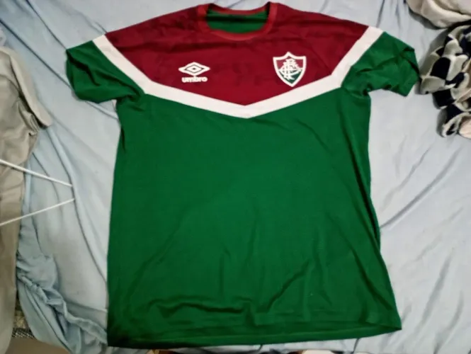 Camisa Fluminense treino 2022 tricolor