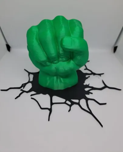Punho Hulk 3D - Decoração Colecionável