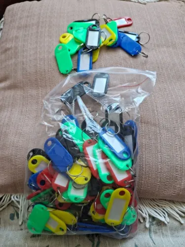 Chaveiros Multicoloridos -100 UNIDADES