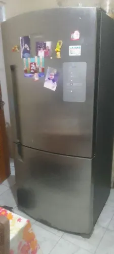 Geladeira foss free inverso de inox500 litros *