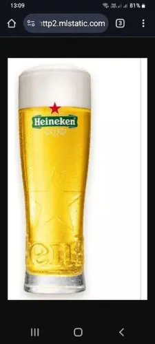 Copo de Cerveja Heineken original - 250ml