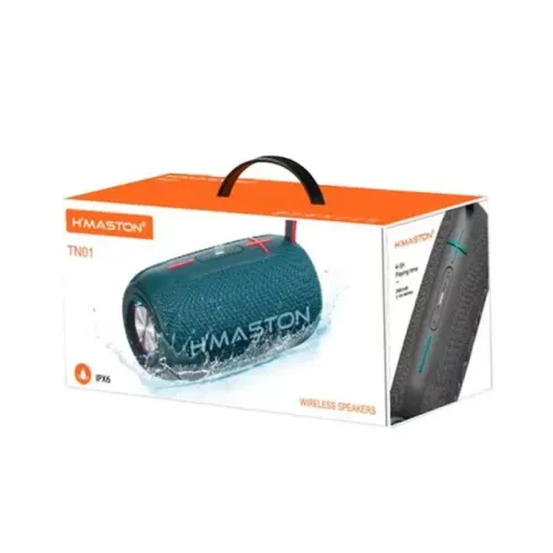 Caixa de Som Bluetooth HMASTON TN01 - Impermeável IPX6 - 40 horas de duração