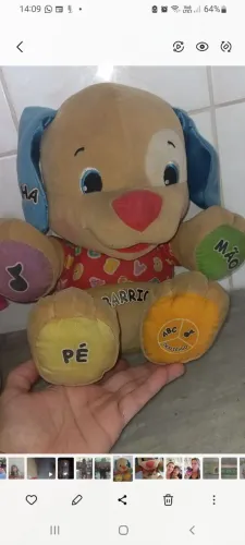 Brinquedo cachorro da Fisher Price 