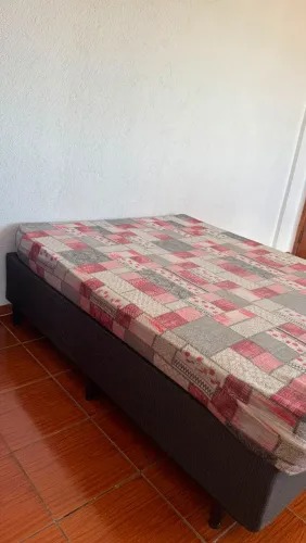 Cama box de casal Queen + colchão