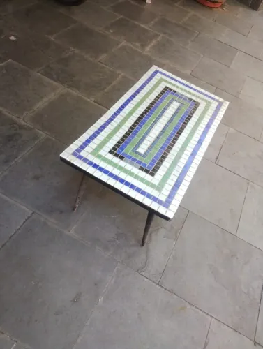 Mesinha de Centro em Mosaico Decoração Antiga (Leia todo o anúncio)
