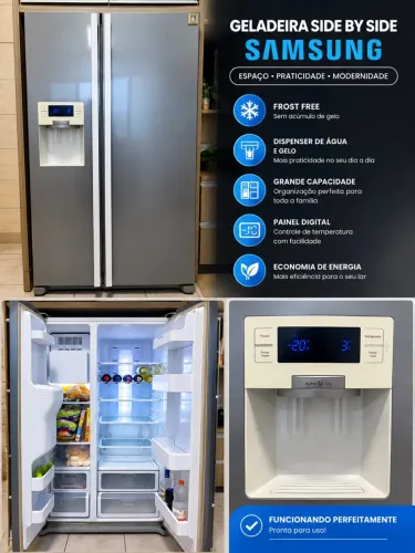 Vendo Geladeira Samsung Side by Side