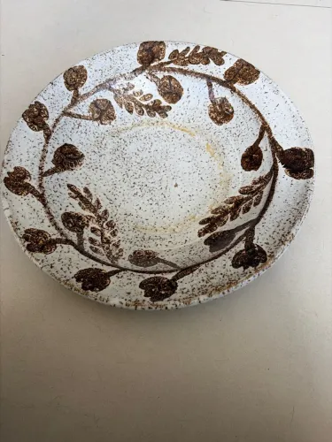 Fruteira cerâmica artista plástico