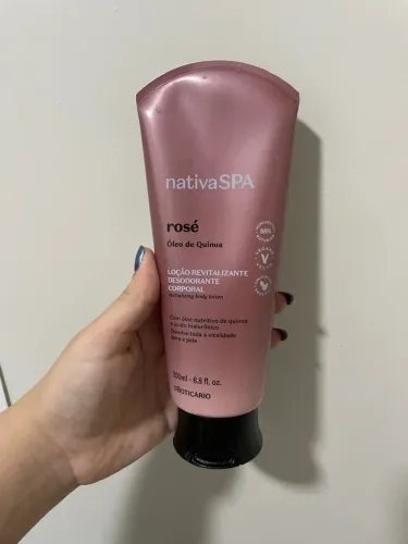 Hidratante rosé nativa spa oboticário