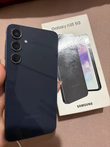 Celular A55 1 ano de uso com nota caixa e carregador original 