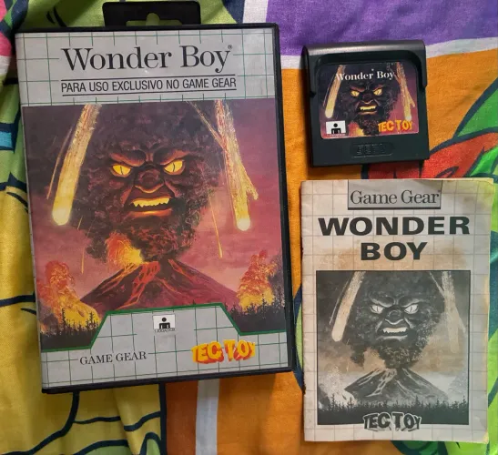     Wonder Boy - Completo (caixa, manual e cartucho)