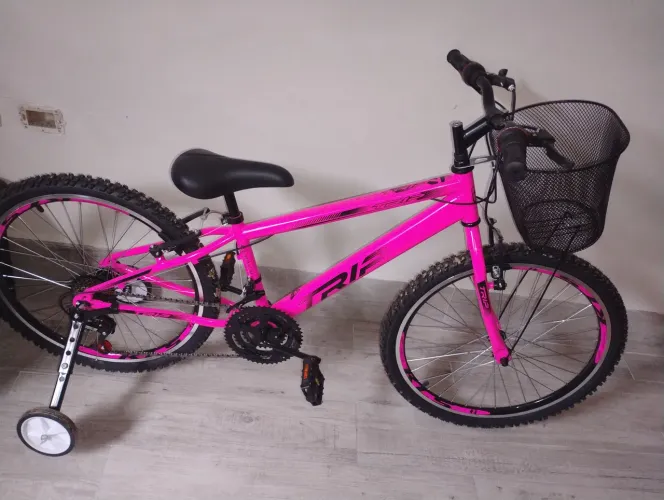Bicicleta alumínio infantil aro 24 nova