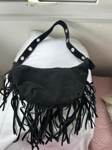 Bolsa de franja preta 