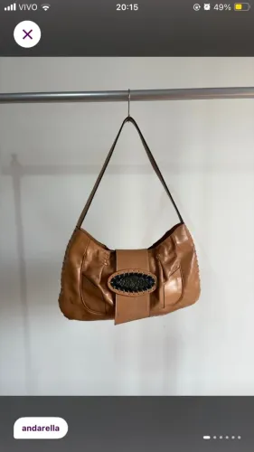 bolsa couro legitimo andarella