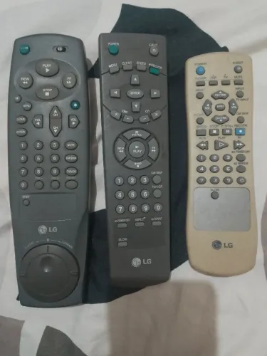 CONTROLE REMOTO VÍDEO CASSETE LG (ORIGINAIS E FUNCIONANDO)